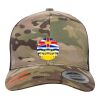 Retro Trucker Multicam Snapback Cap Thumbnail