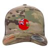 Retro Trucker Multicam Snapback Cap Thumbnail