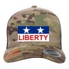 Retro Trucker Multicam Snapback Cap Thumbnail