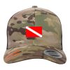 Retro Trucker Multicam Snapback Cap Thumbnail