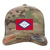 Retro Trucker Multicam Snapback Cap Thumbnail