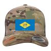 Retro Trucker Multicam Snapback Cap Thumbnail