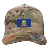 Retro Trucker Multicam Snapback Cap Thumbnail