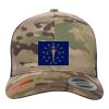 Retro Trucker Multicam Snapback Cap Thumbnail