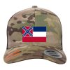 Retro Trucker Multicam Snapback Cap Thumbnail