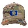 Retro Trucker Multicam Snapback Cap Thumbnail