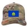 Retro Trucker Multicam Snapback Cap Thumbnail