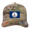 Retro Trucker Multicam Snapback Cap Thumbnail