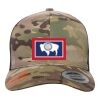 Retro Trucker Multicam Snapback Cap Thumbnail