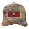 Retro Trucker Multicam Snapback Cap Thumbnail
