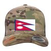 Retro Trucker Multicam Snapback Cap Thumbnail