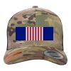 Retro Trucker Multicam Snapback Cap Thumbnail