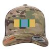 Retro Trucker Multicam Snapback Cap Thumbnail