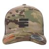Retro Trucker Multicam Snapback Cap Thumbnail