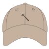 6-Panel Brushed Twill Unstructured Cap Thumbnail