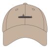 6-Panel Brushed Twill Unstructured Cap Thumbnail